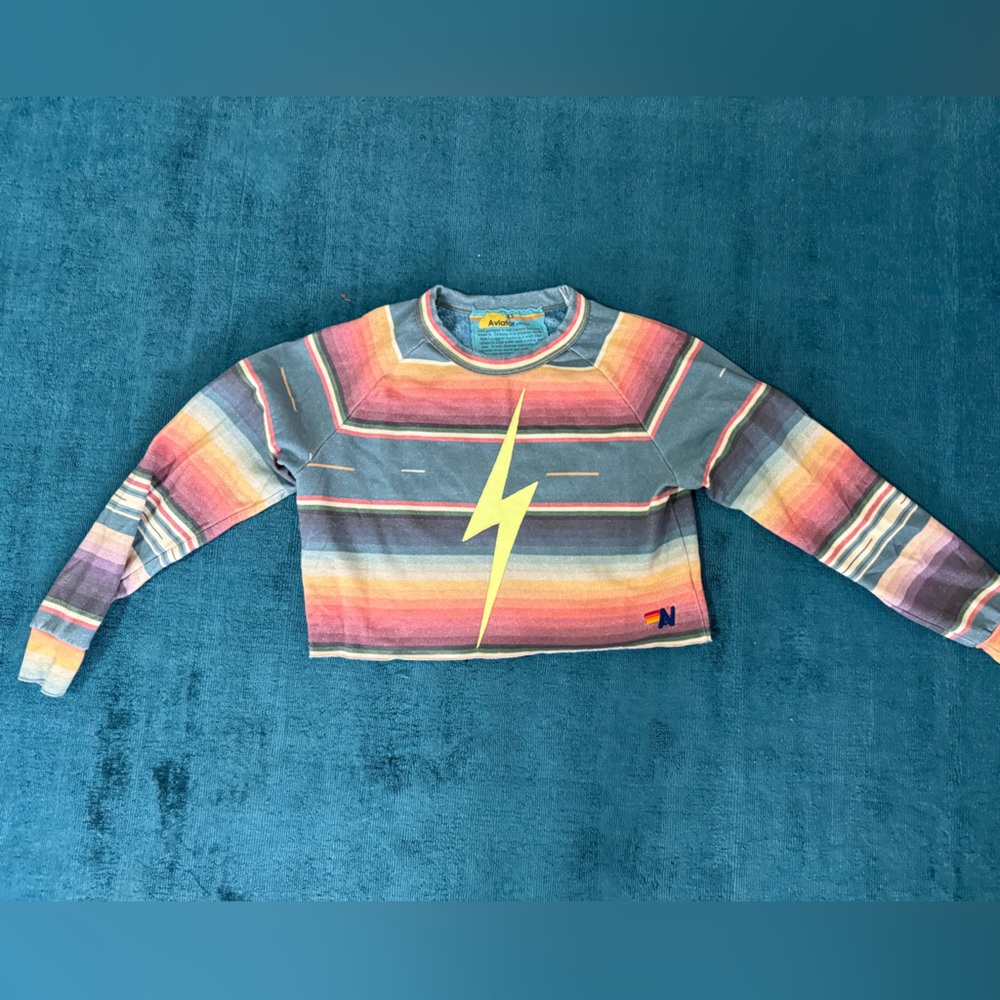Aviator Nation Cropped Crew
